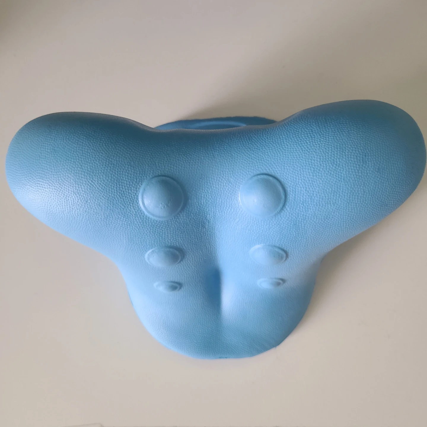 Blue Cervical Traction Neck Support Pillow ⚽ - photo 3