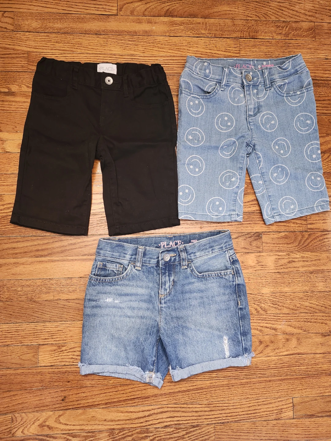 Kid Girl Summer Denim Shorts - Size 6. All for $25