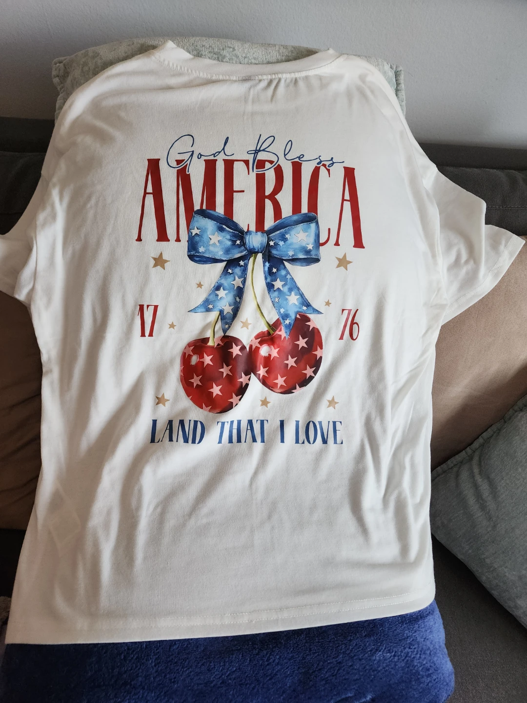 SHEIN God Bless America Graphic T-Shirt - photo 3