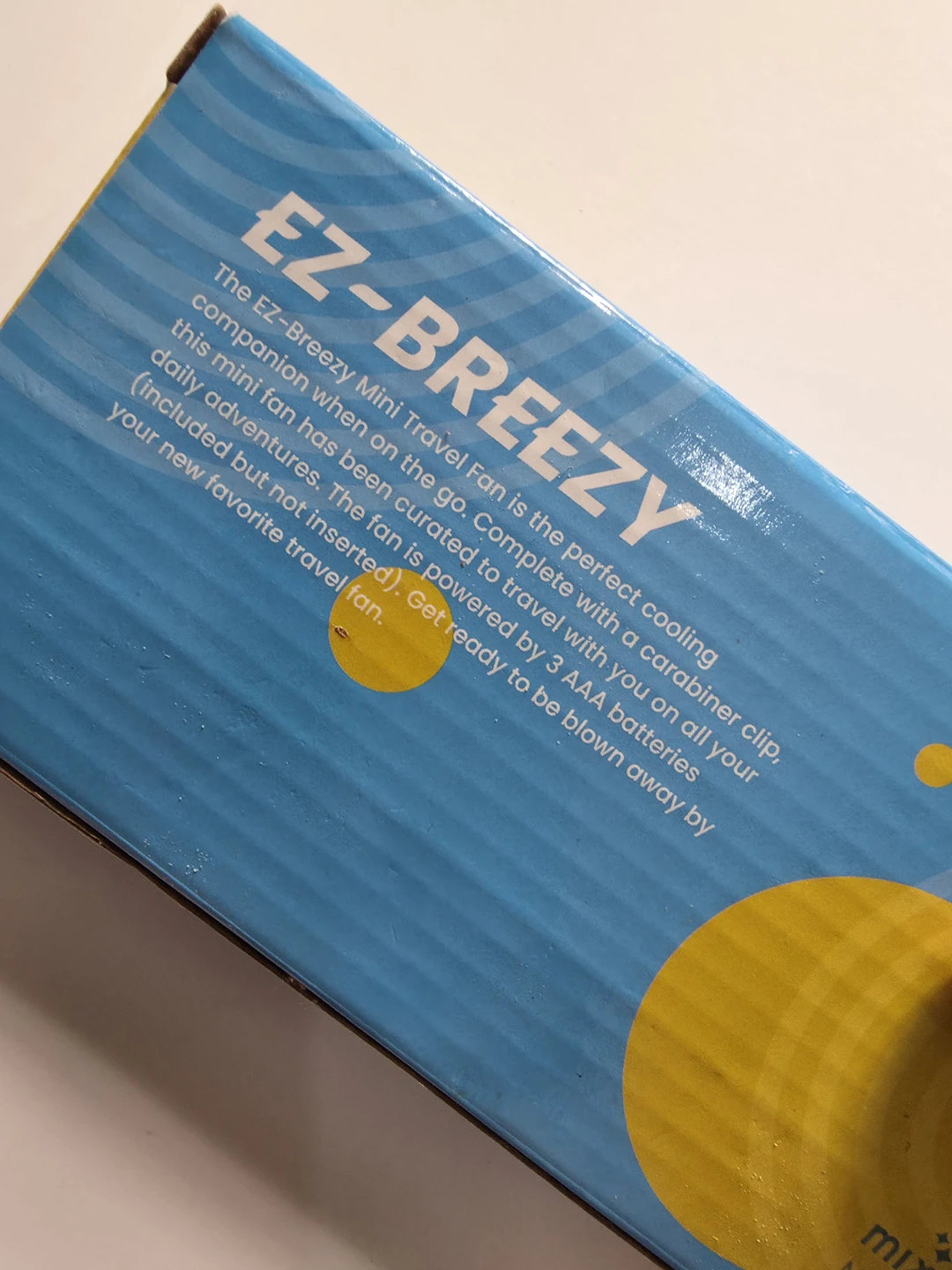 EZ-Breezy Mini Travel Fan ⚽️ - photo 2