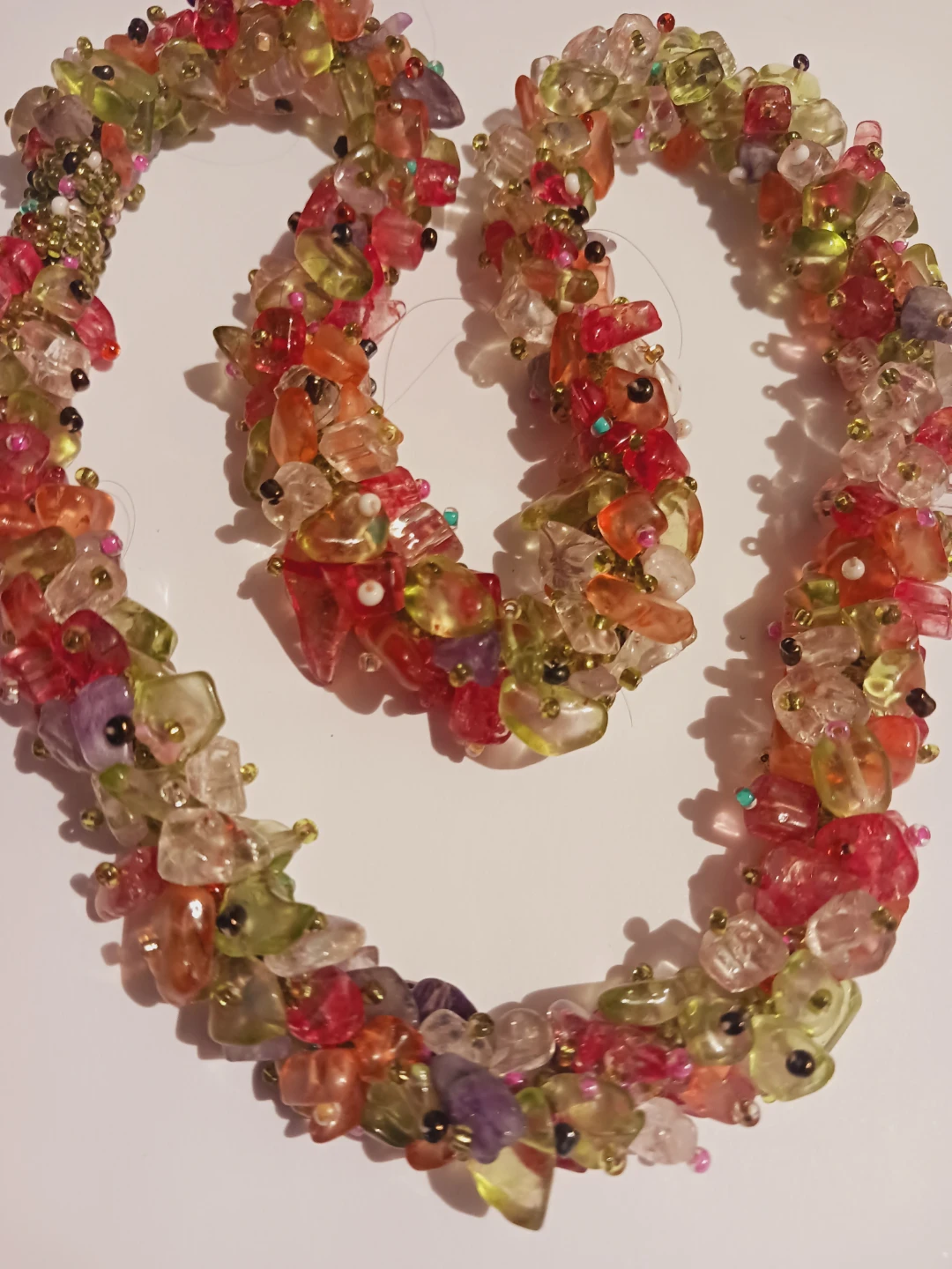 Gorgeous Multi Gemstones Torsade Necklace - photo 2