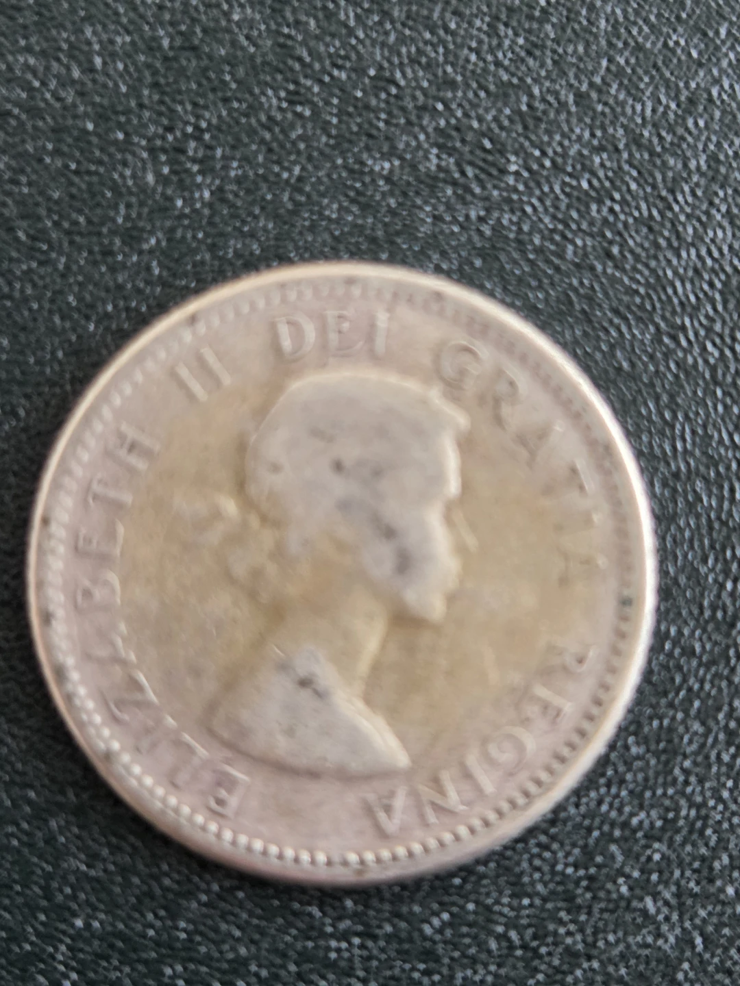 1956 Canada 10 Cents Coin Silver