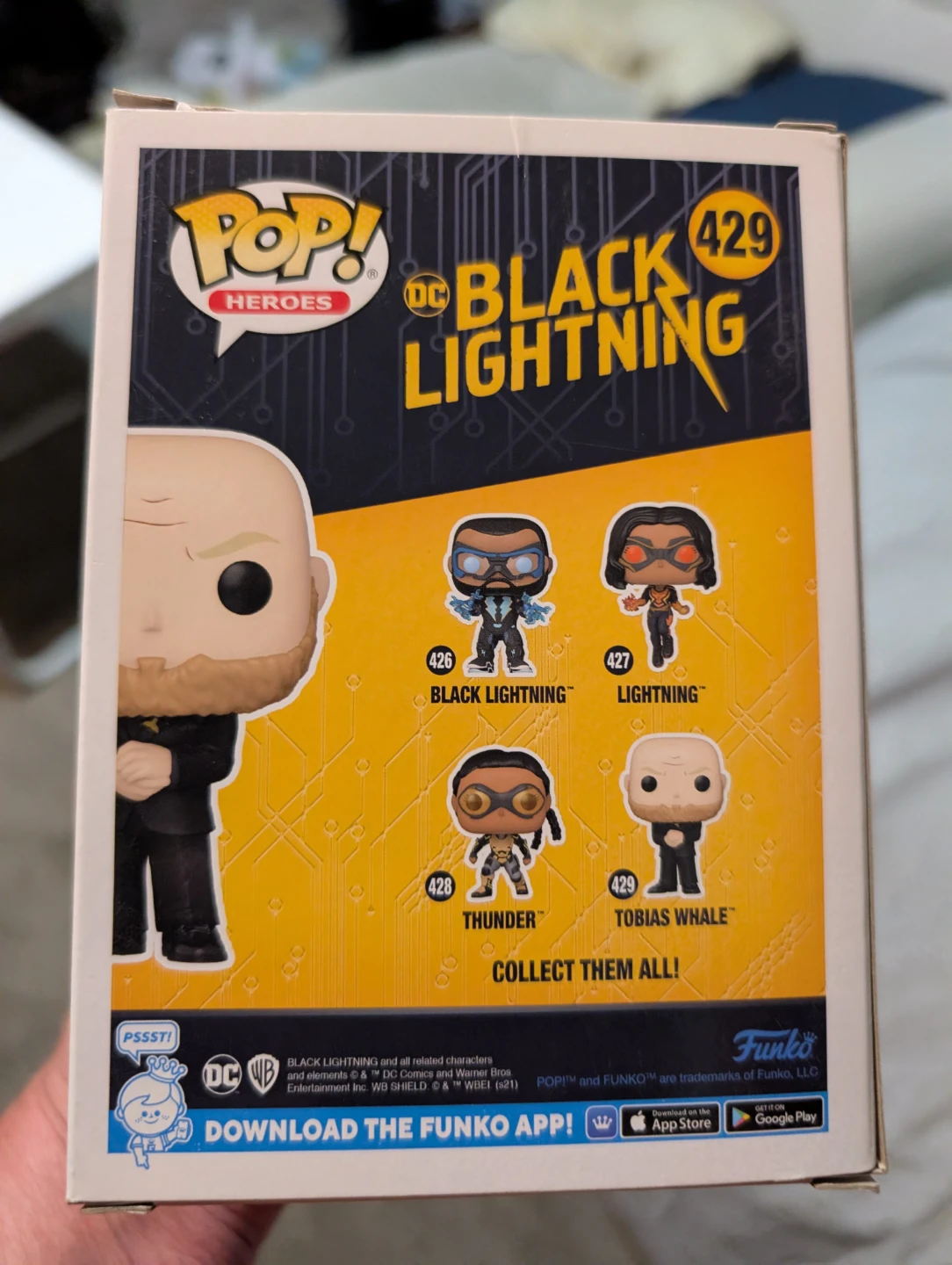 Funko Pop! DC Black Lightning Tobias Whale #429 Vinyl Figure - photo 2