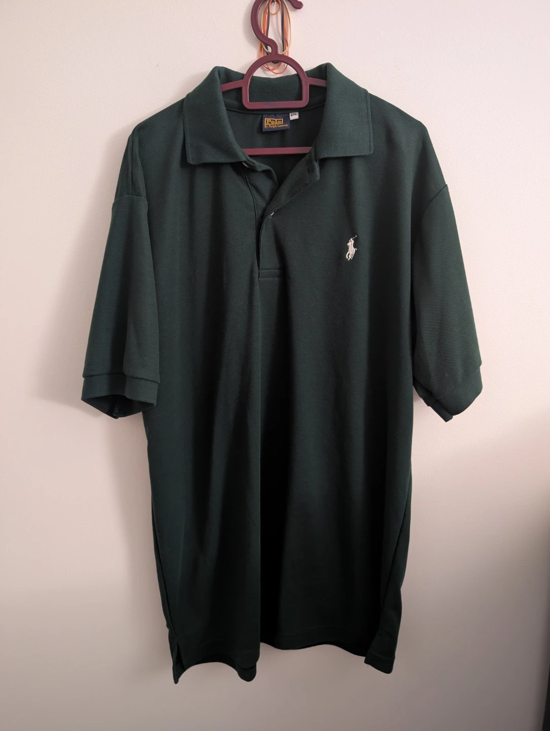 Polo Ralph Lauren Men's The Iconic Mesh Green Polo Shirt ptp 23"