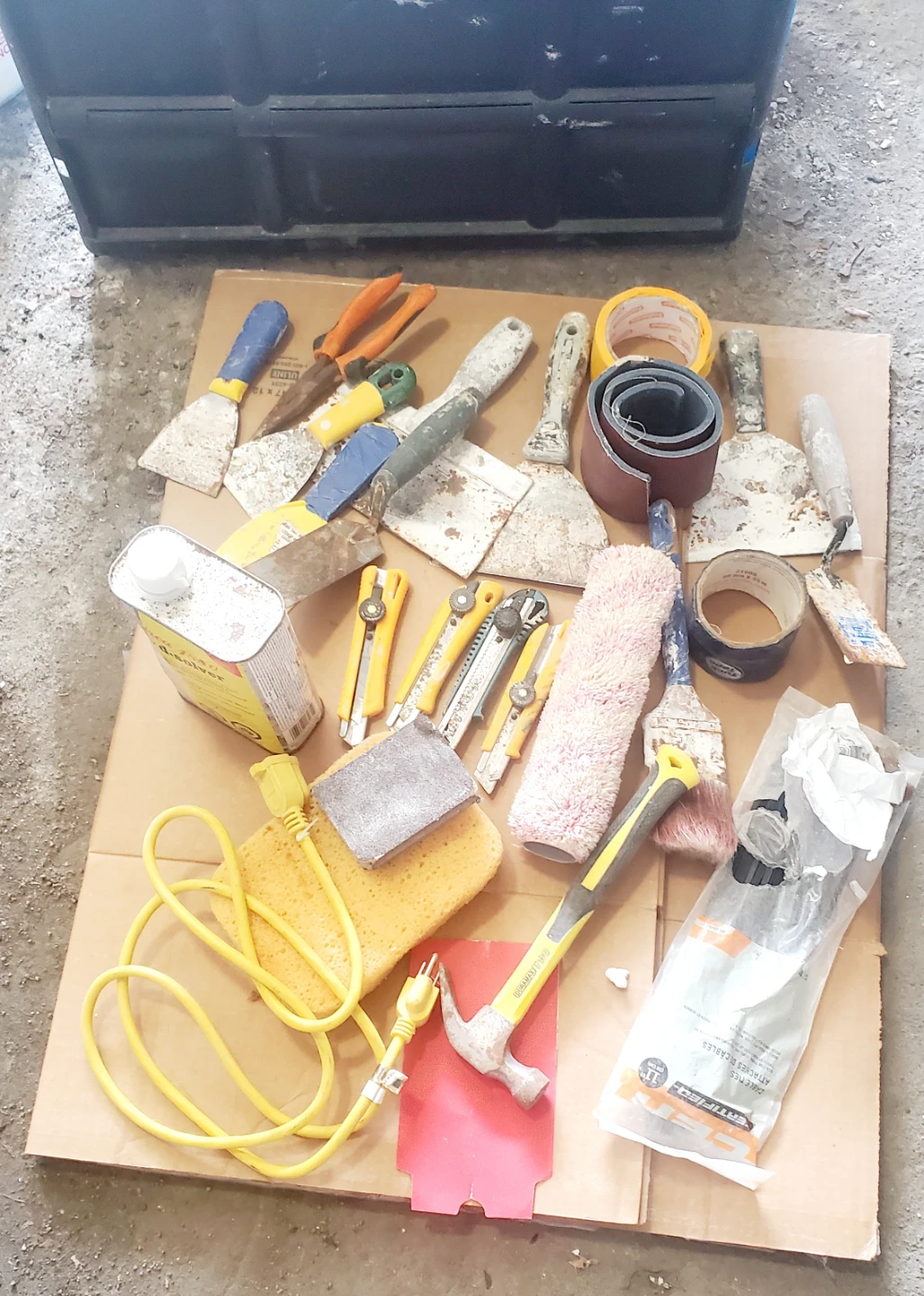 Assorted Painting and Drywall Tools