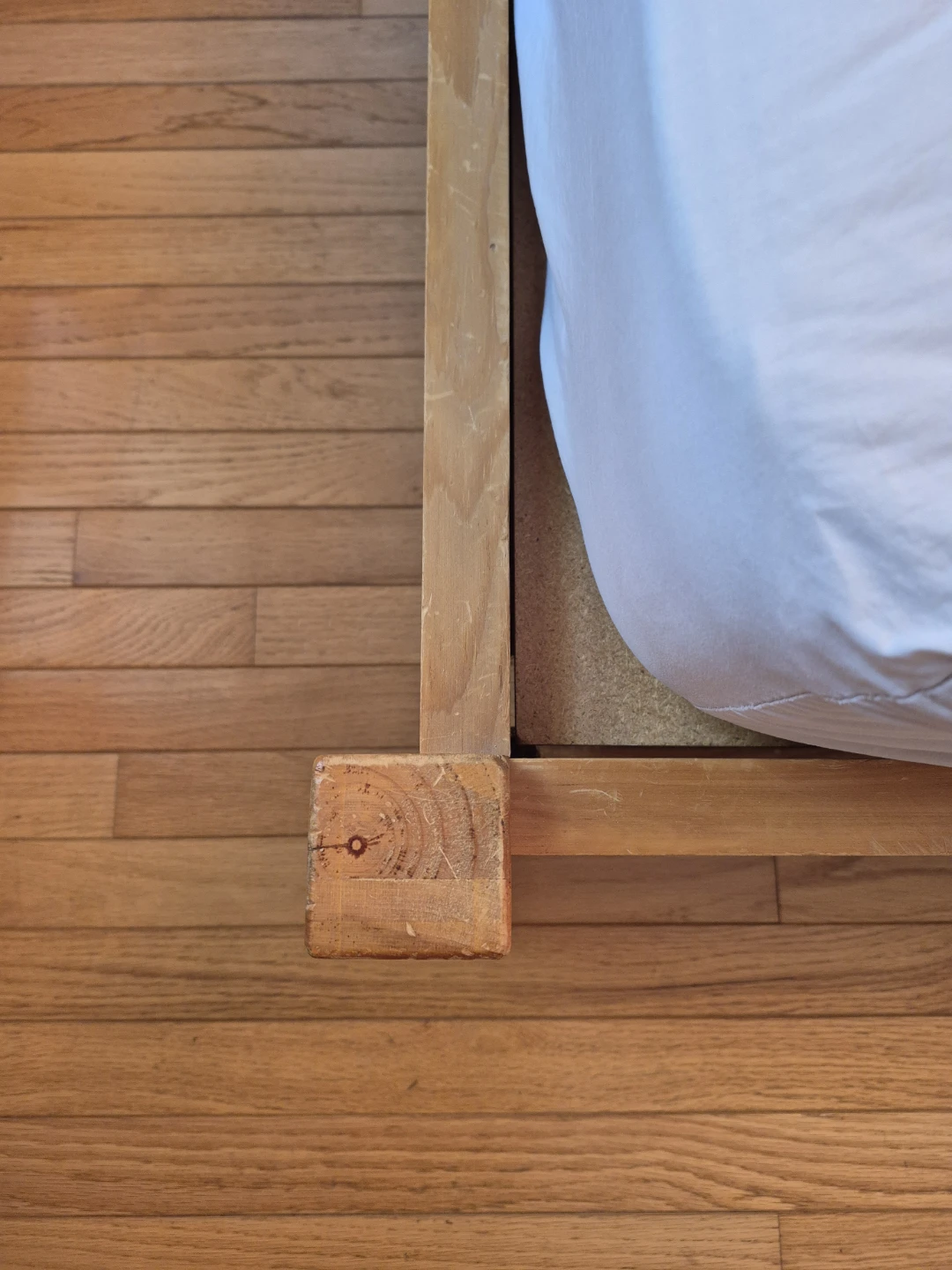 Vintage Solid Pine Platform Double Bed (NOT Ikea!) : Double - photo 2