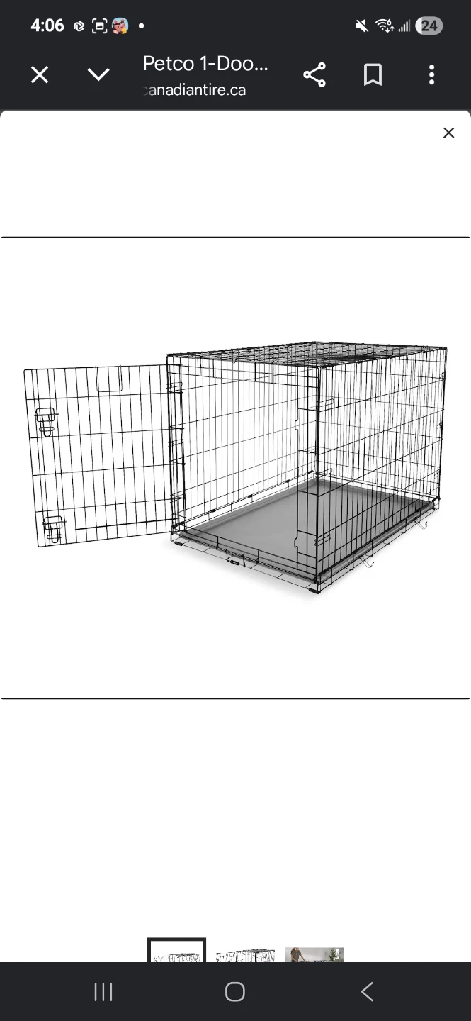 Top Paw Double Door Dog Crate and single door crate