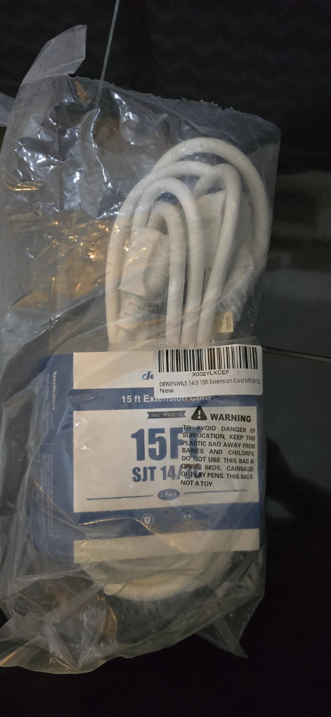 Jewenwils 15 ft Extension Cord - photo 2