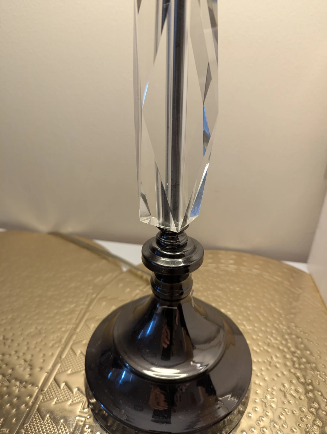 Table Lamp with Crystal Accents - photo 3