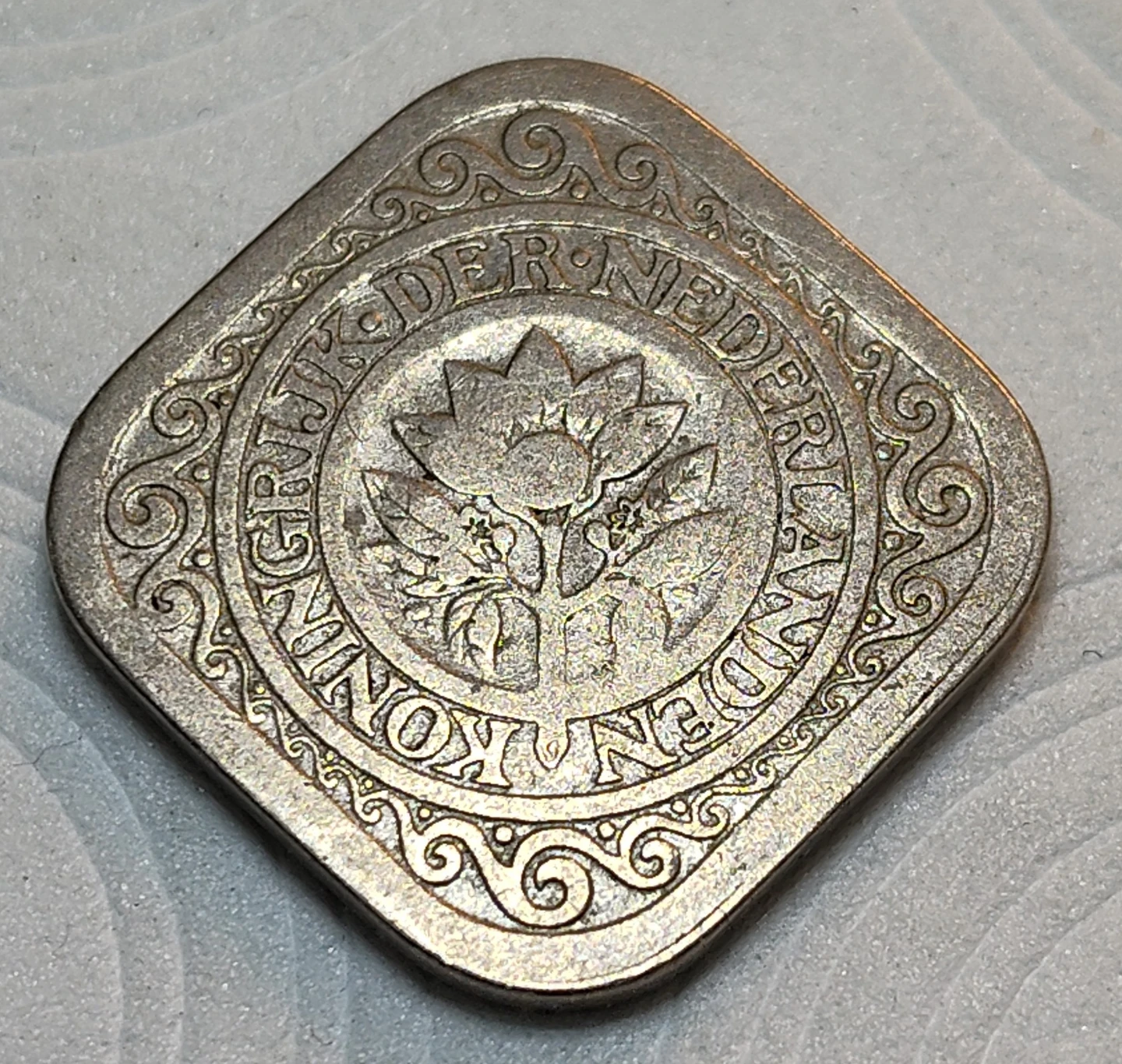 1913 Vintage 5 Cent Coin - Netherlands - photo 2