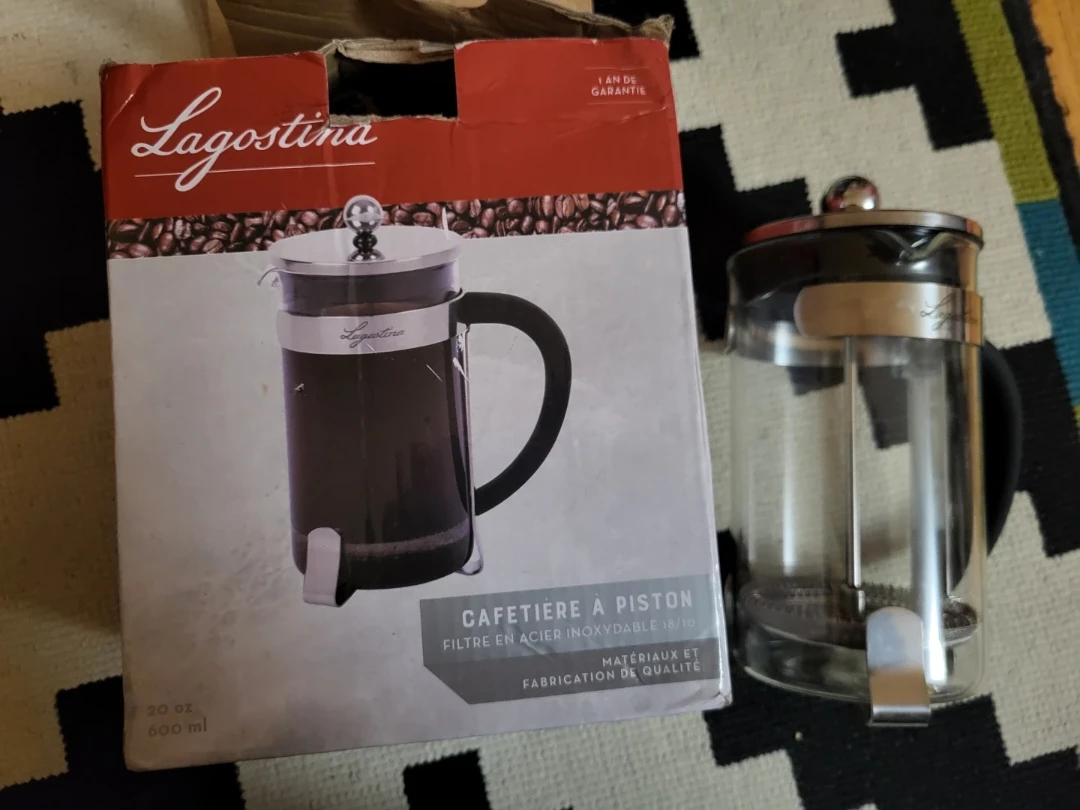 Never used Lagostina French Press 20 oz