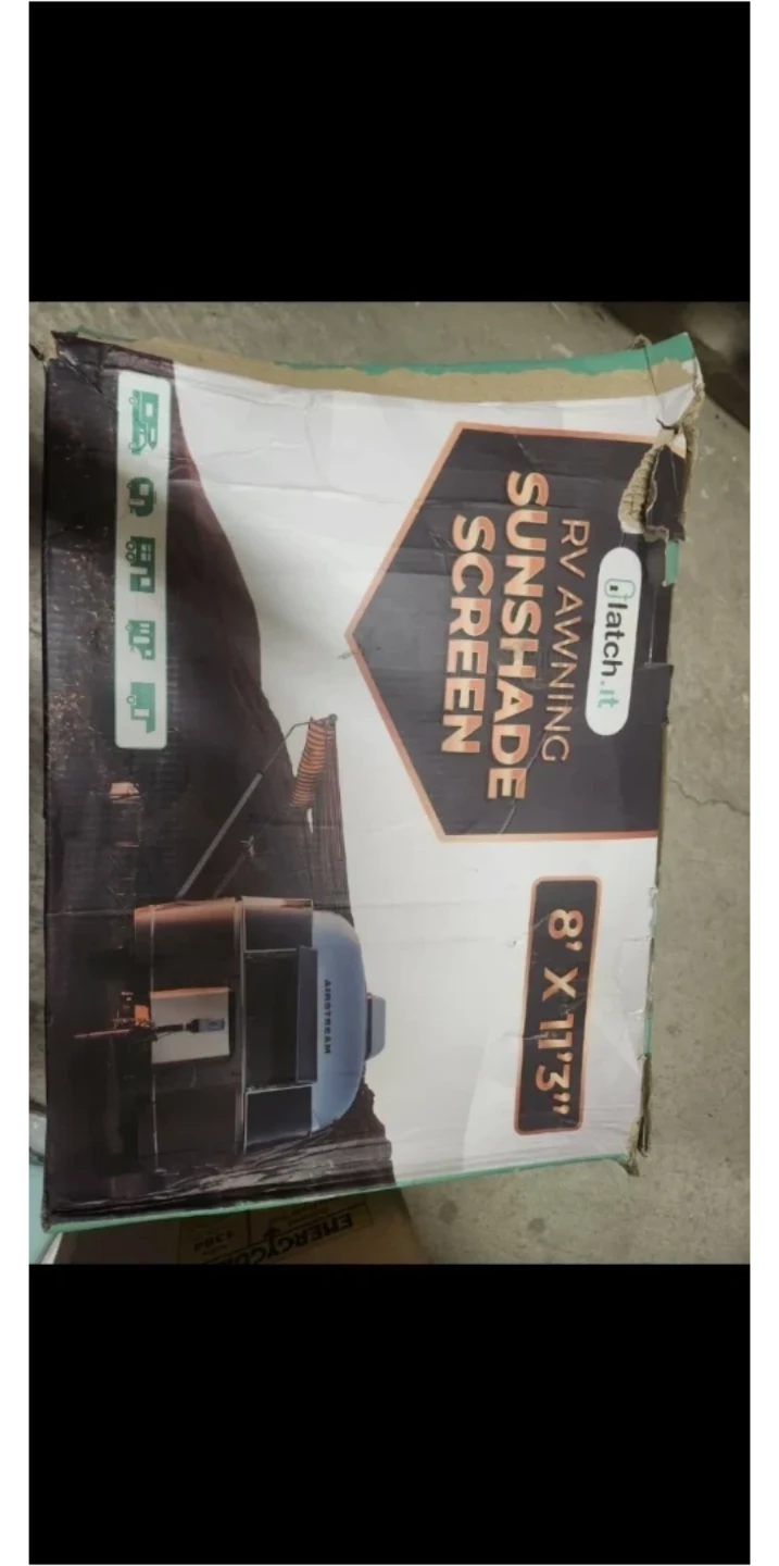 Latch.It RV Awning Sunshade Screen 8' X 11'3"