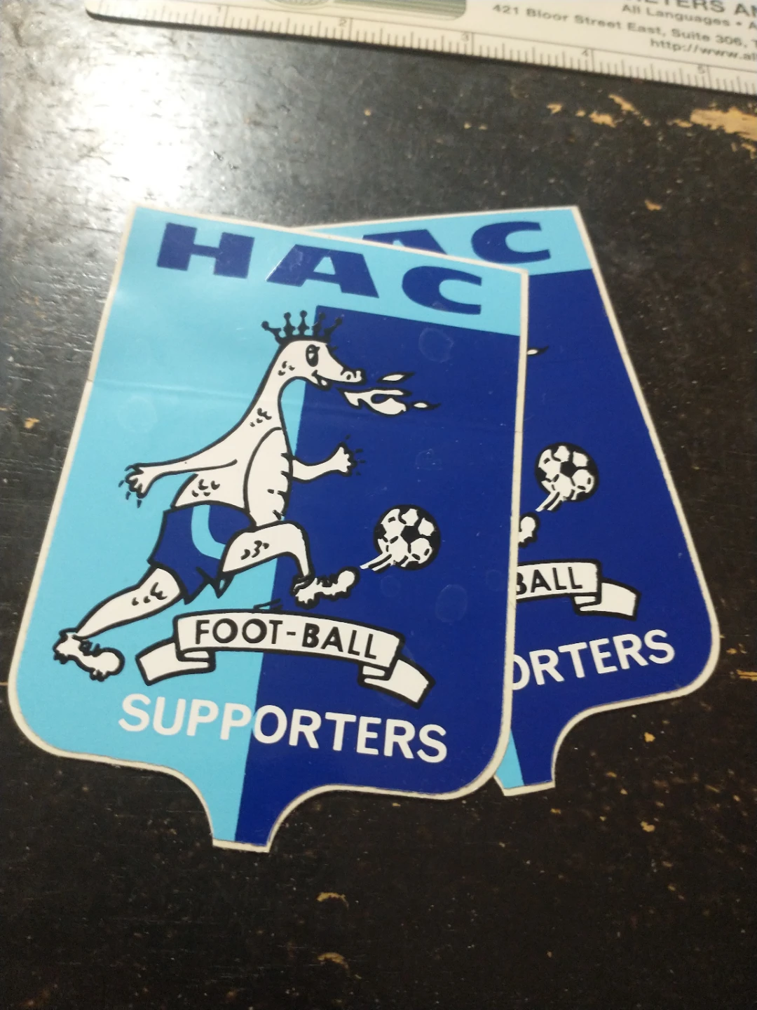 1990s Le Havre HAC French Pro Football Stickers