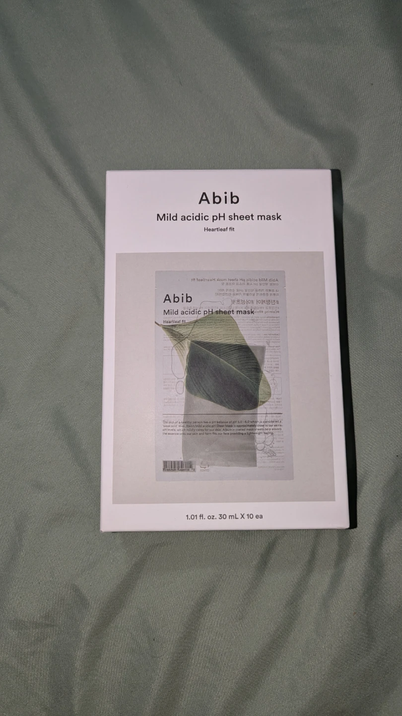Abib Mild Acidic pH Sheet Mask Heartleaf Fit (10 Pack)