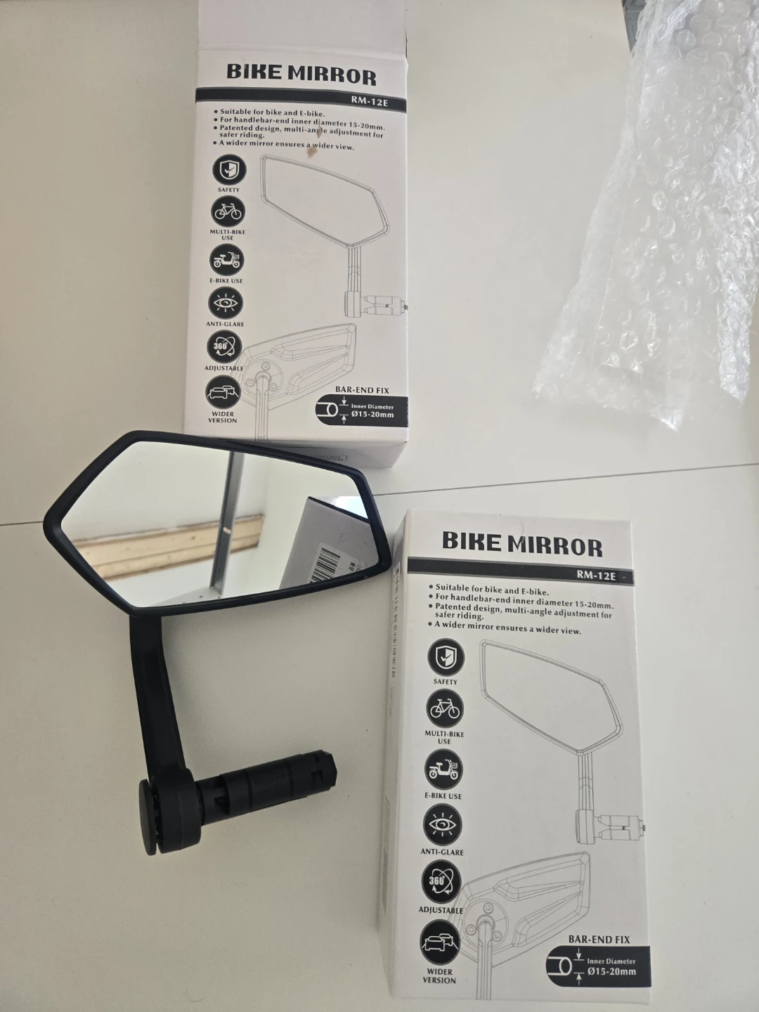 RBRL Bike Mirror Bar End Bike Mirror - photo 2