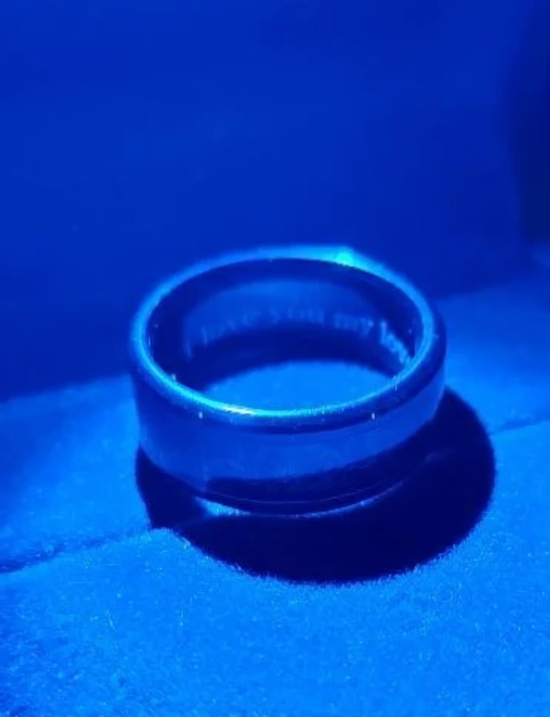 Men's Red & Black Tungsten Carbide Wedding Band Ring