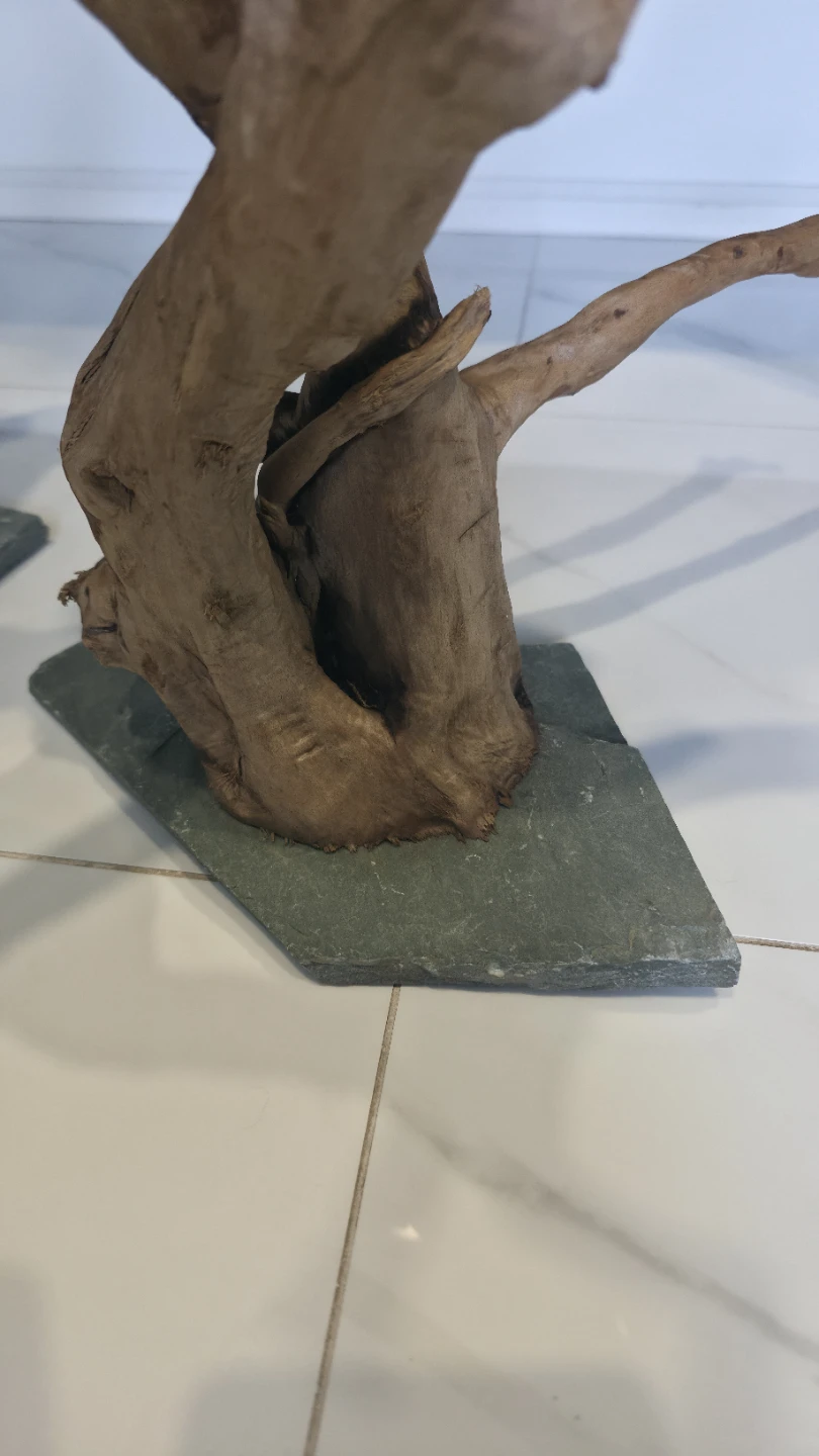 2 decorative tree branches on slate stone - photo 3