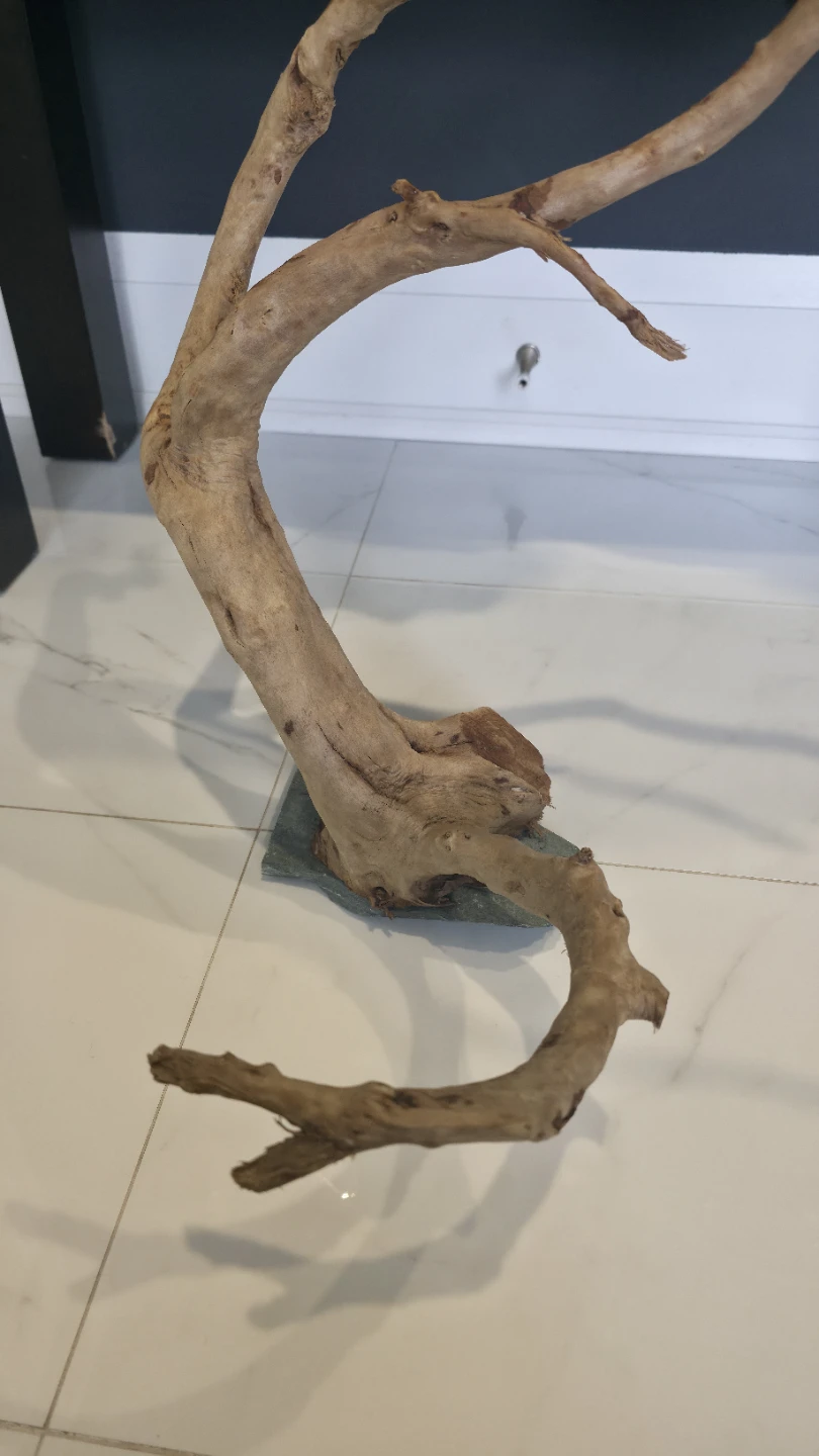 2 decorative tree branches on slate stone - photo 4