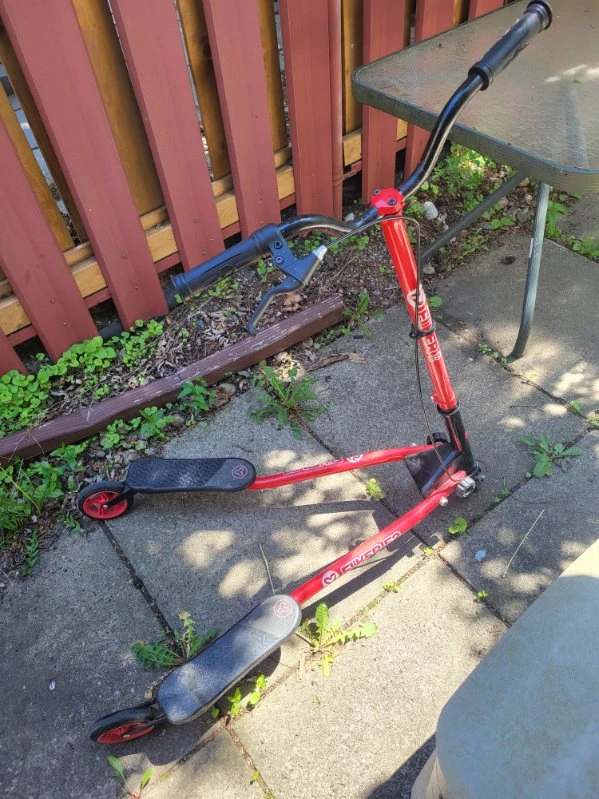 Red Yvolution Scooter