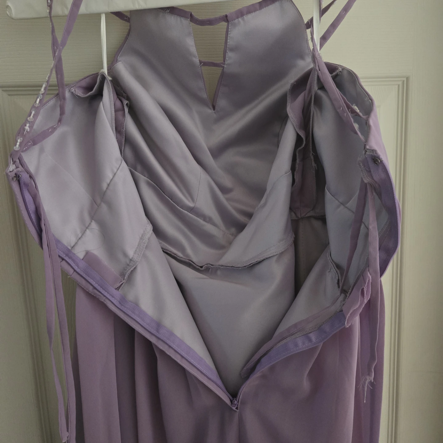 Lavender Chiffon Bridesmaid Dress - photo 3