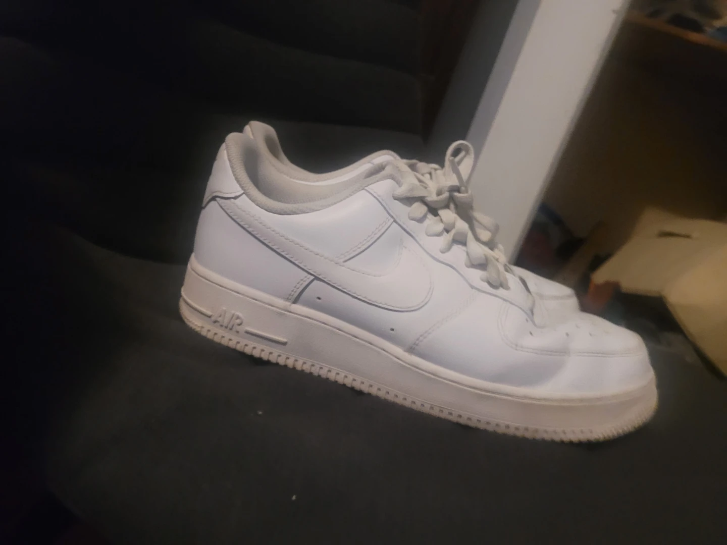 Nike Air Force 1 White Sneakers - photo 2