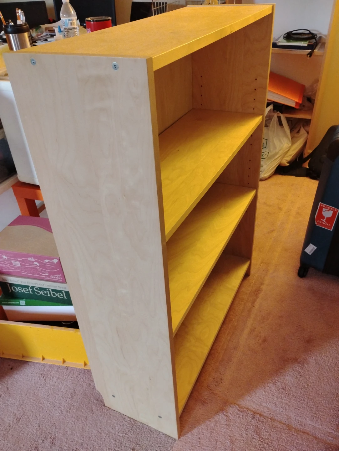FREE IKEA Birch Finish 3-Shelf Bookcase