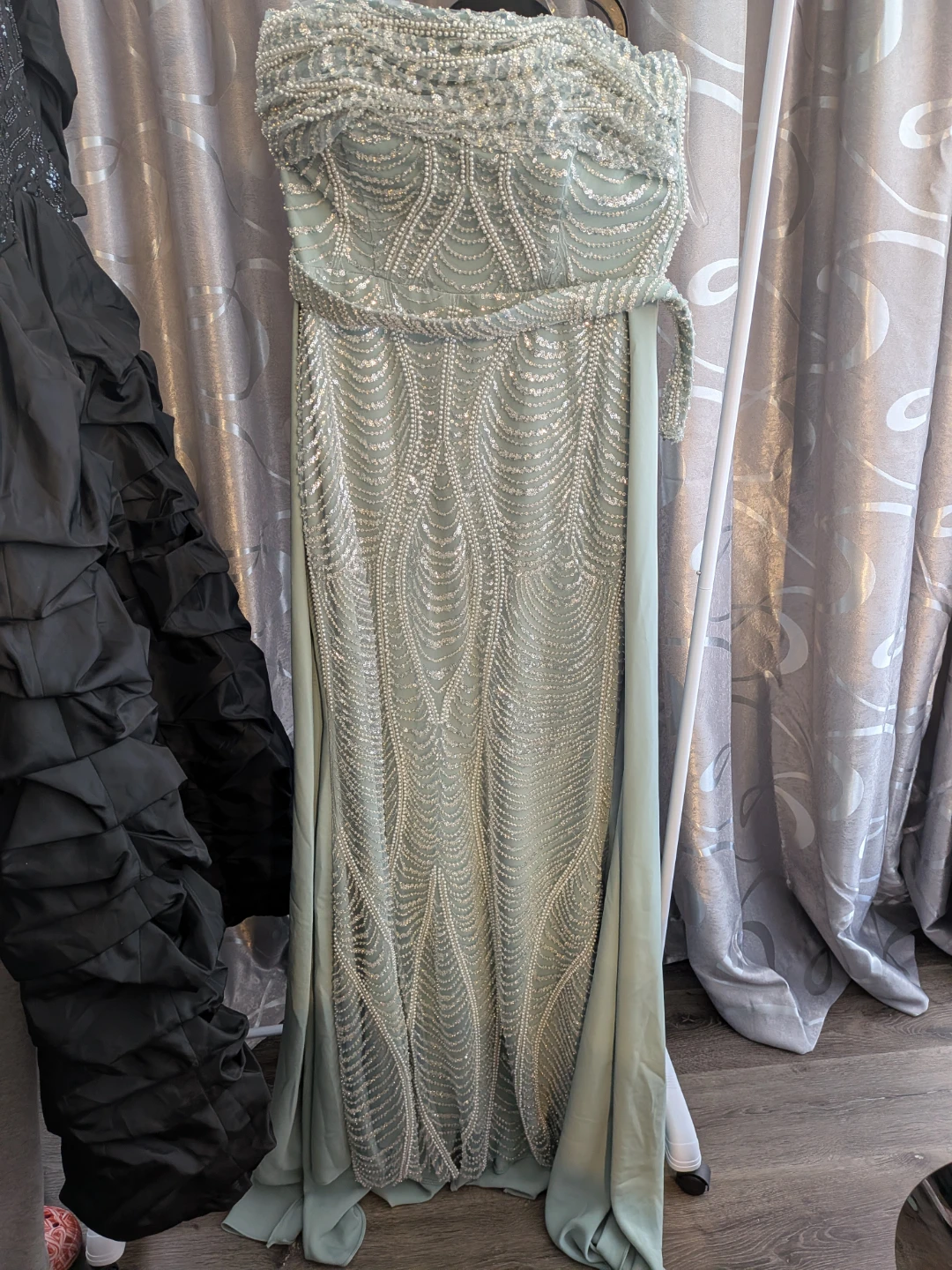 Strapless Embellished Gown - photo 3