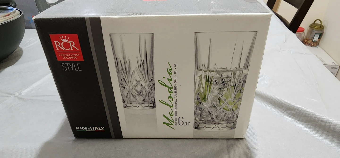 RCR Melodia Highball Tumblers - Set of 6