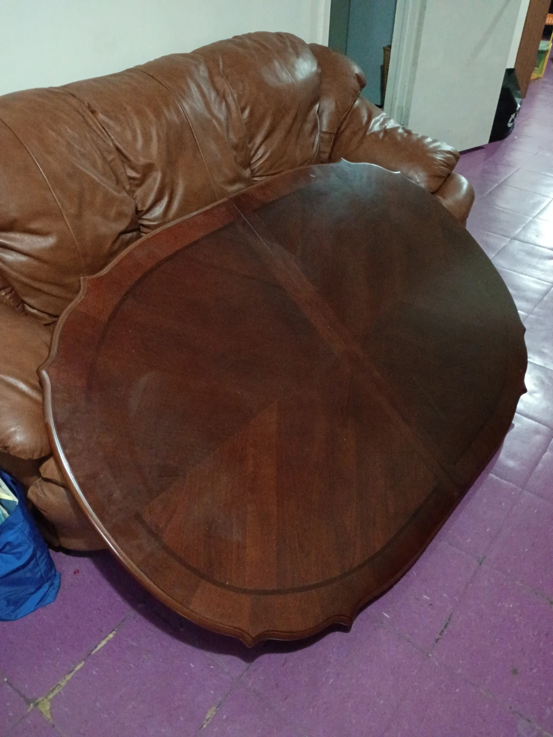 Wooden Dining Table with 4 Chairs