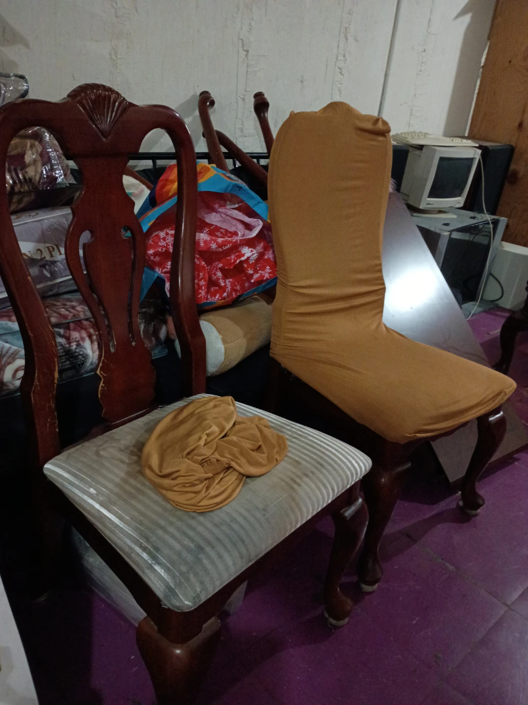 Wooden Dining Table with 4 Chairs - photo 2