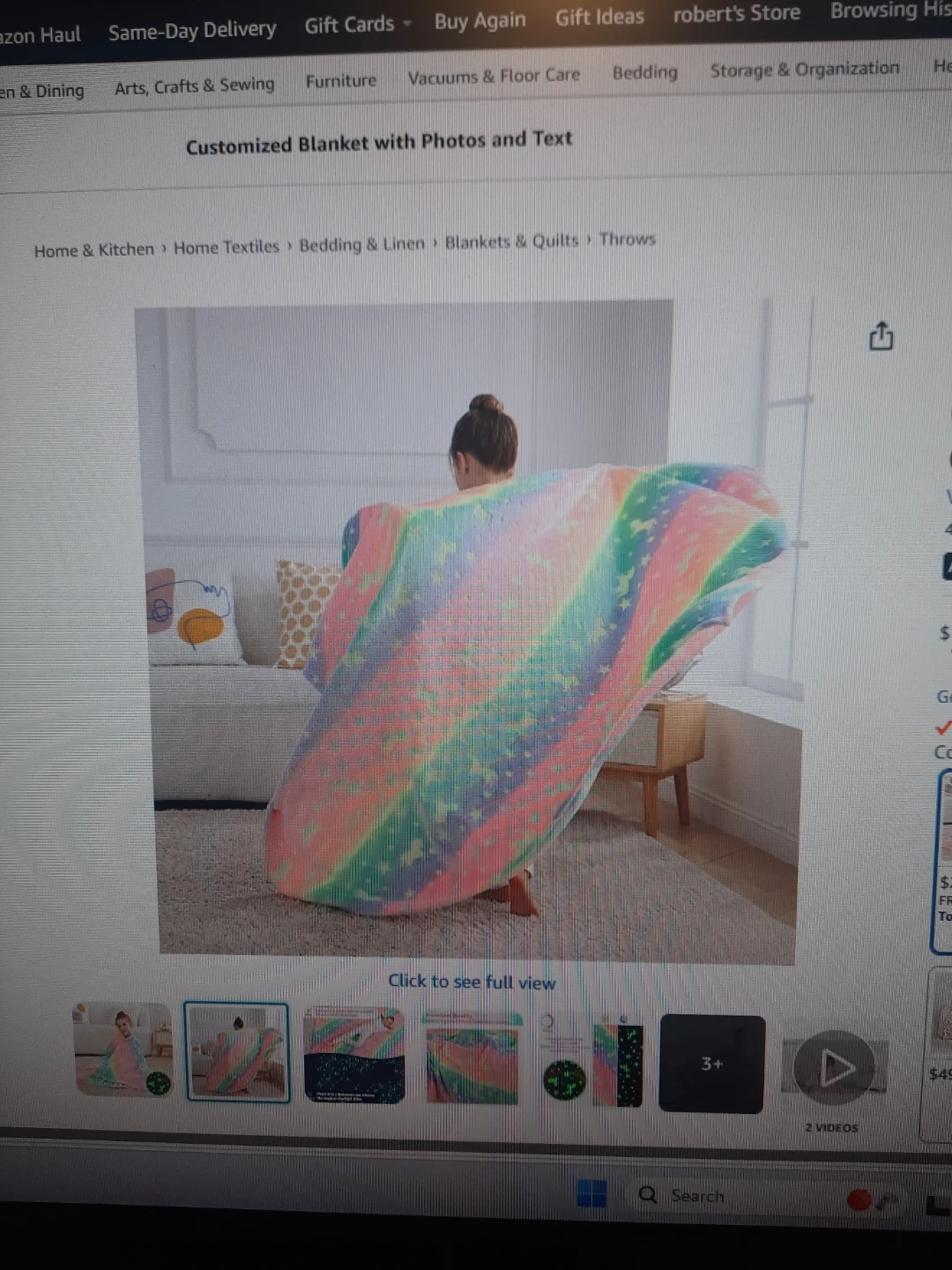 UNICORN BLANKET,  GLOW IN DARK - photo 2