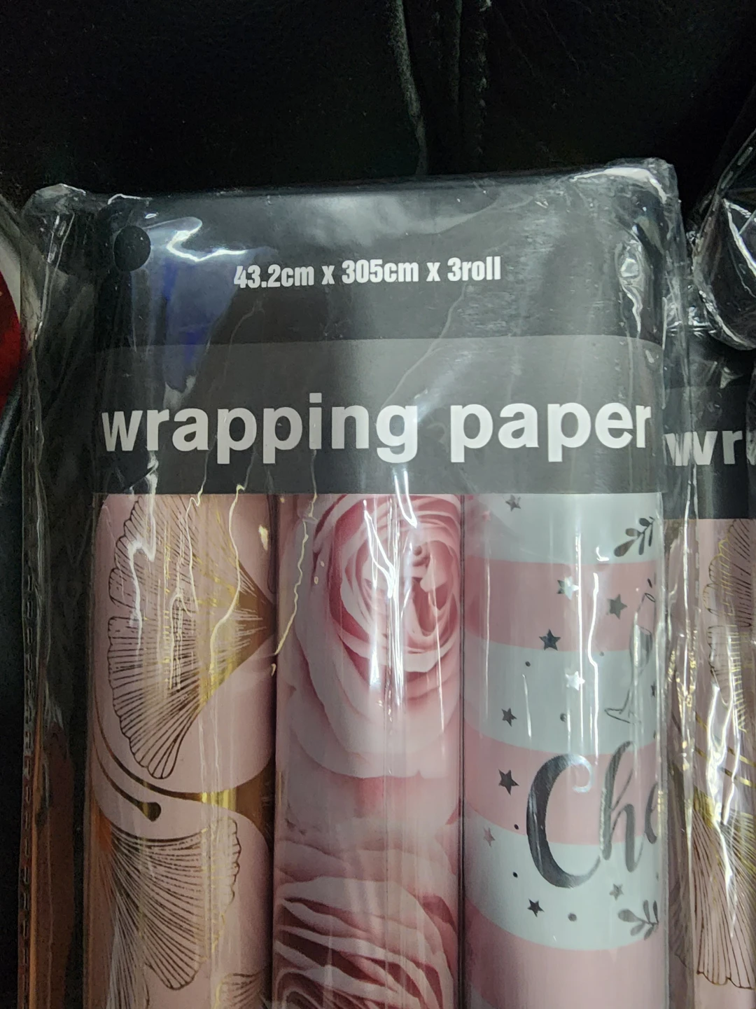 Mayplus Pink Floral Wrapping seven packages.