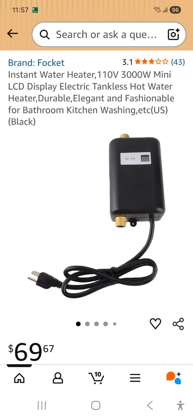 Focket Instant Water Heater - photo 2