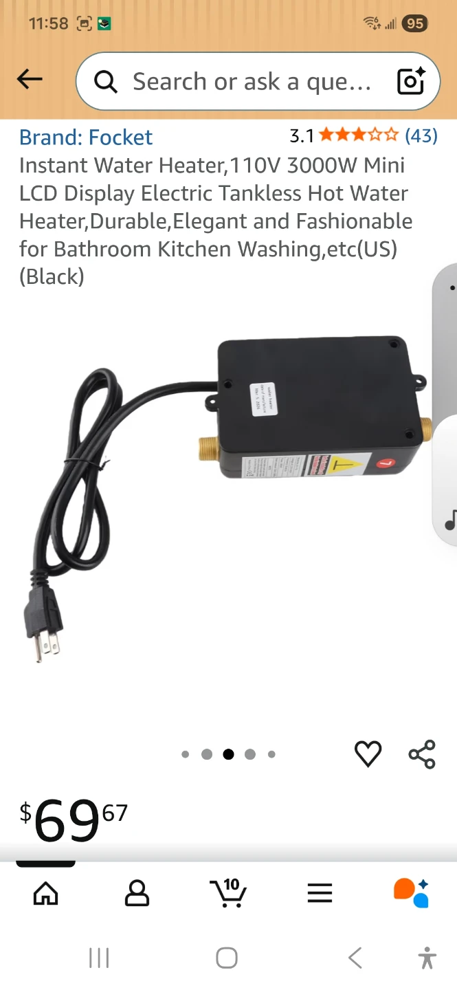 Focket Instant Water Heater - photo 5
