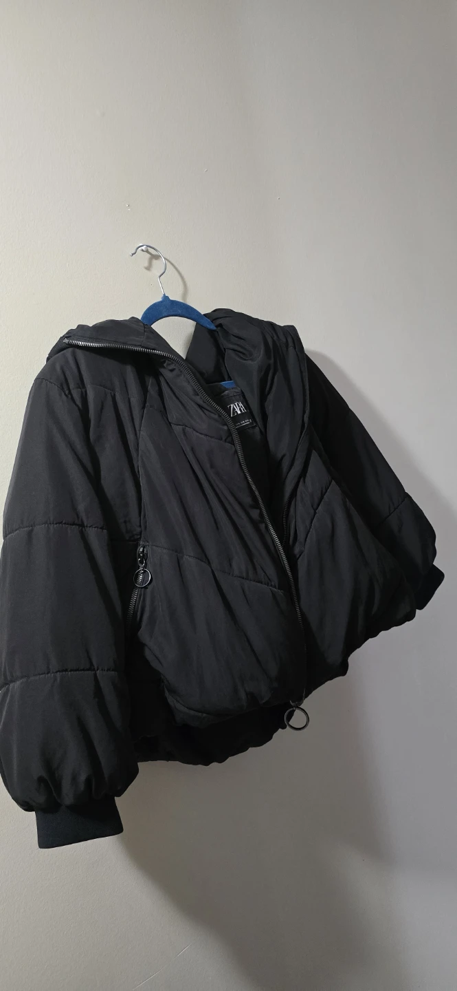 Zara Puffer Jacket - Black