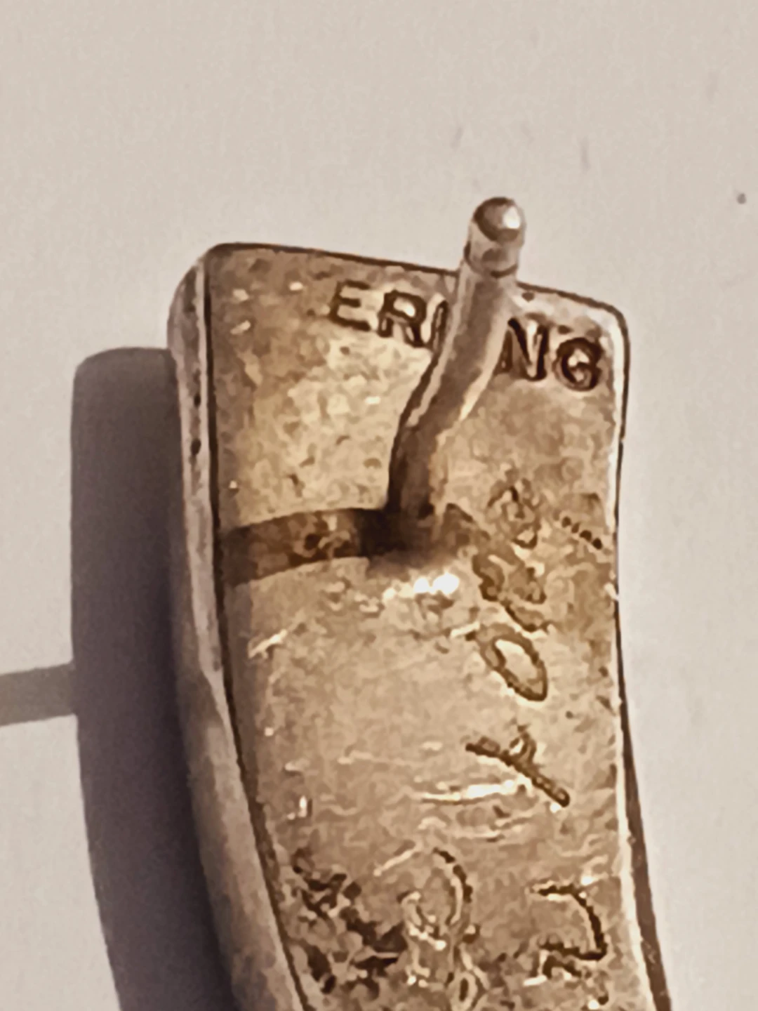 ROSE ANN LONG STERLING SILVER SIGNED NAVAJO ARTIST EARRINGS - photo 5