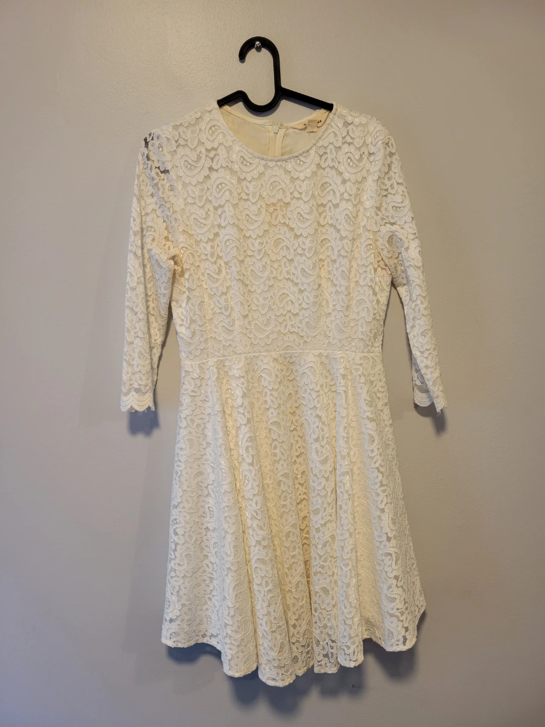 Cream Lace Dress