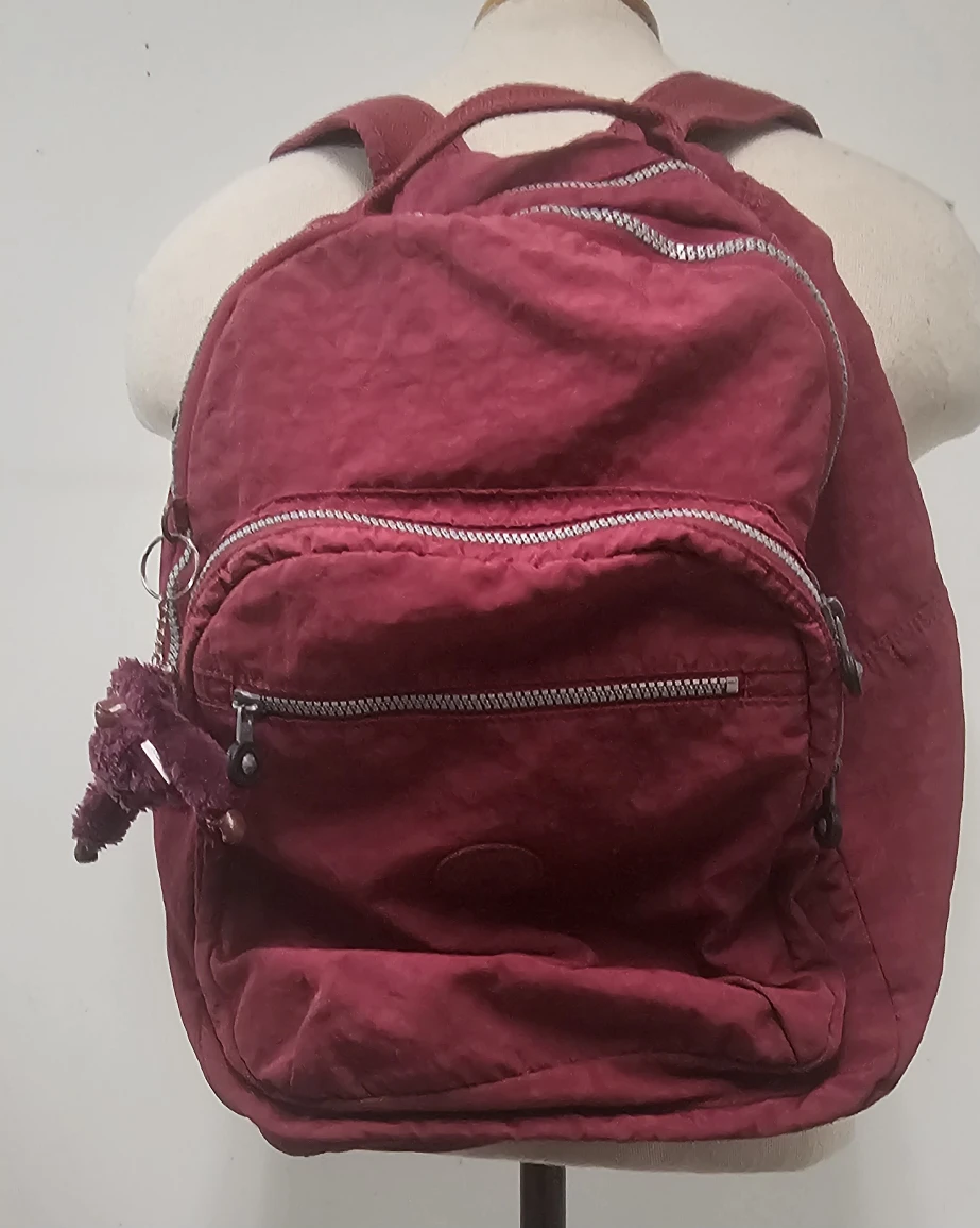 Kipling Backpack with Monkey Charm