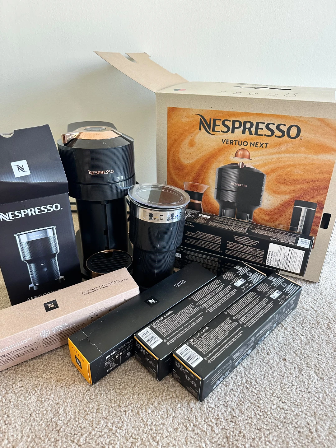 Nespresso Vertuo Next Coffee Machine with Aeroccino XL - photo 4