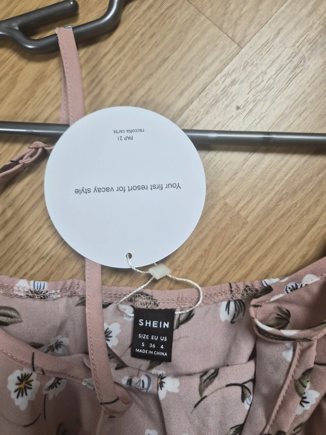 Shein Pink Floral Dress Size S - photo 2