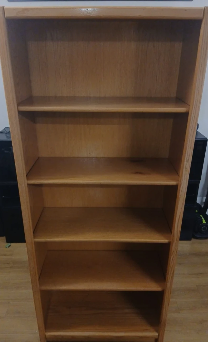 Wooden Bookshelf