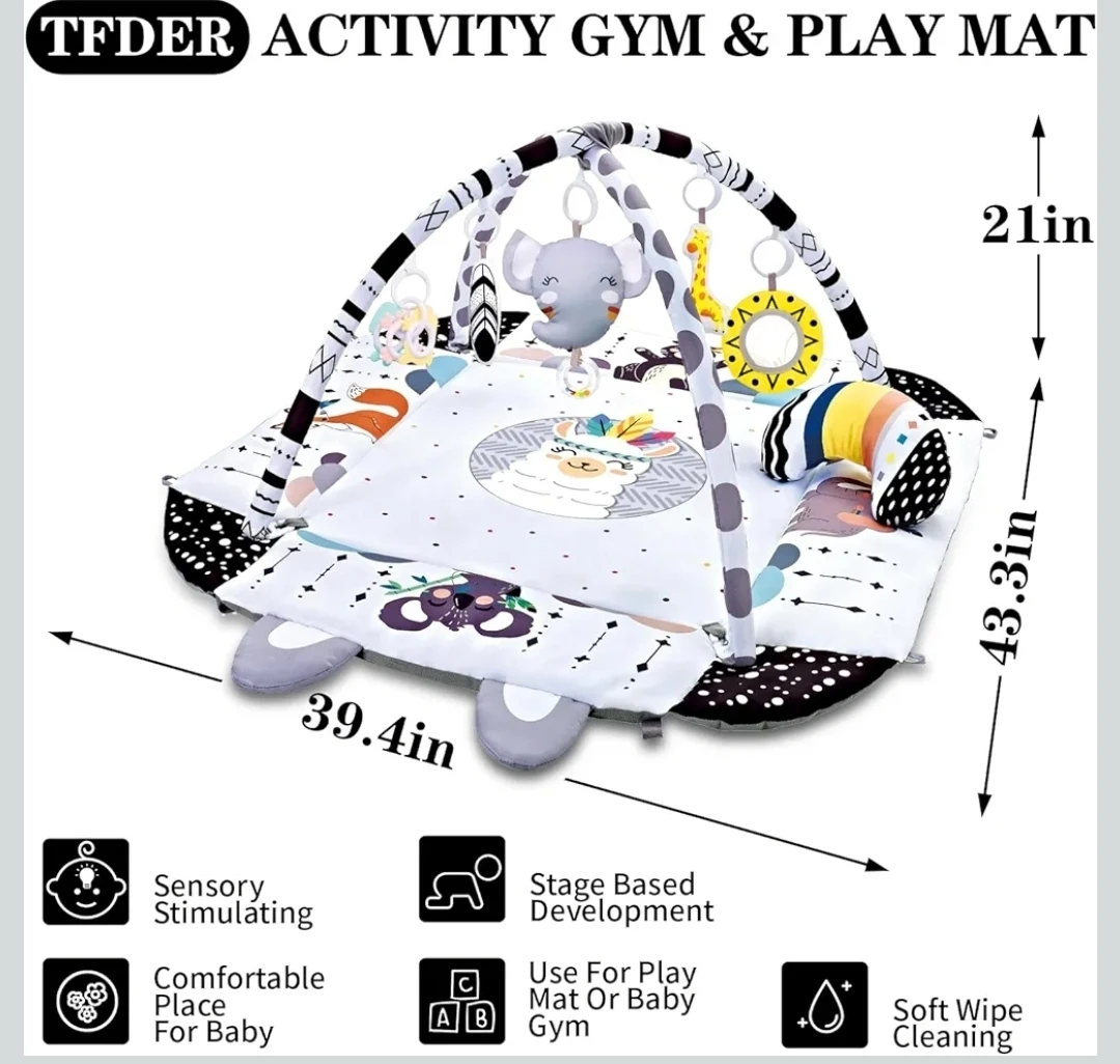 Baby Gym Play Mat with Ball Pit - photo 2