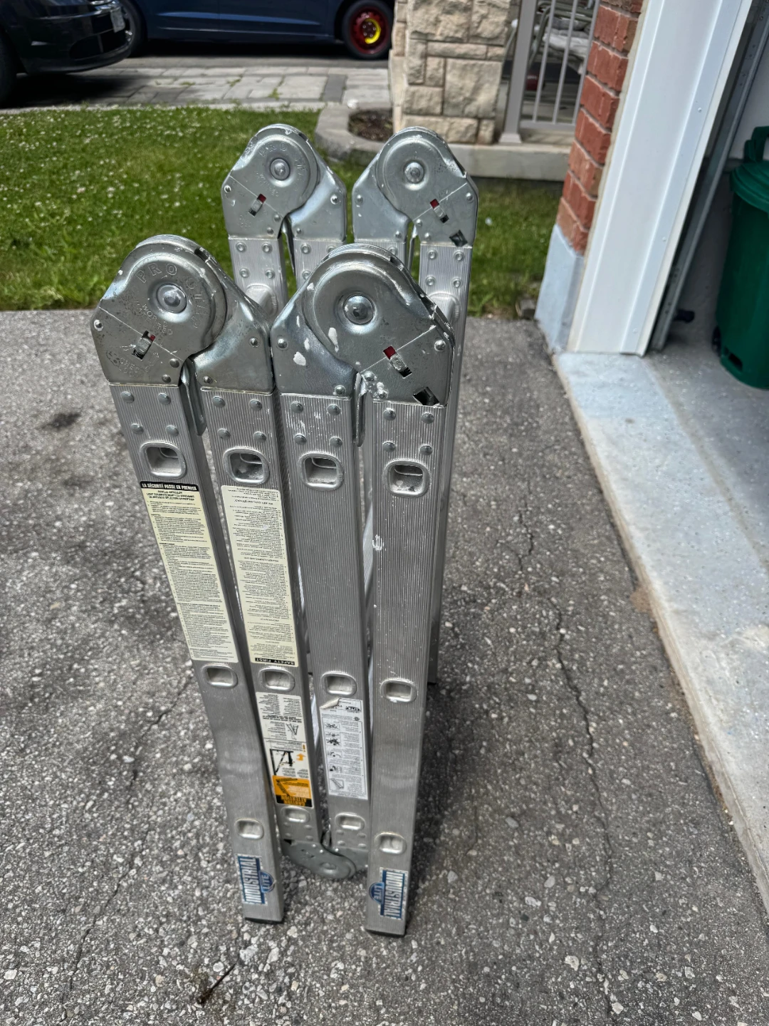 Industrial 12 ft Multi-Lite Aluminum Articulated Ladder