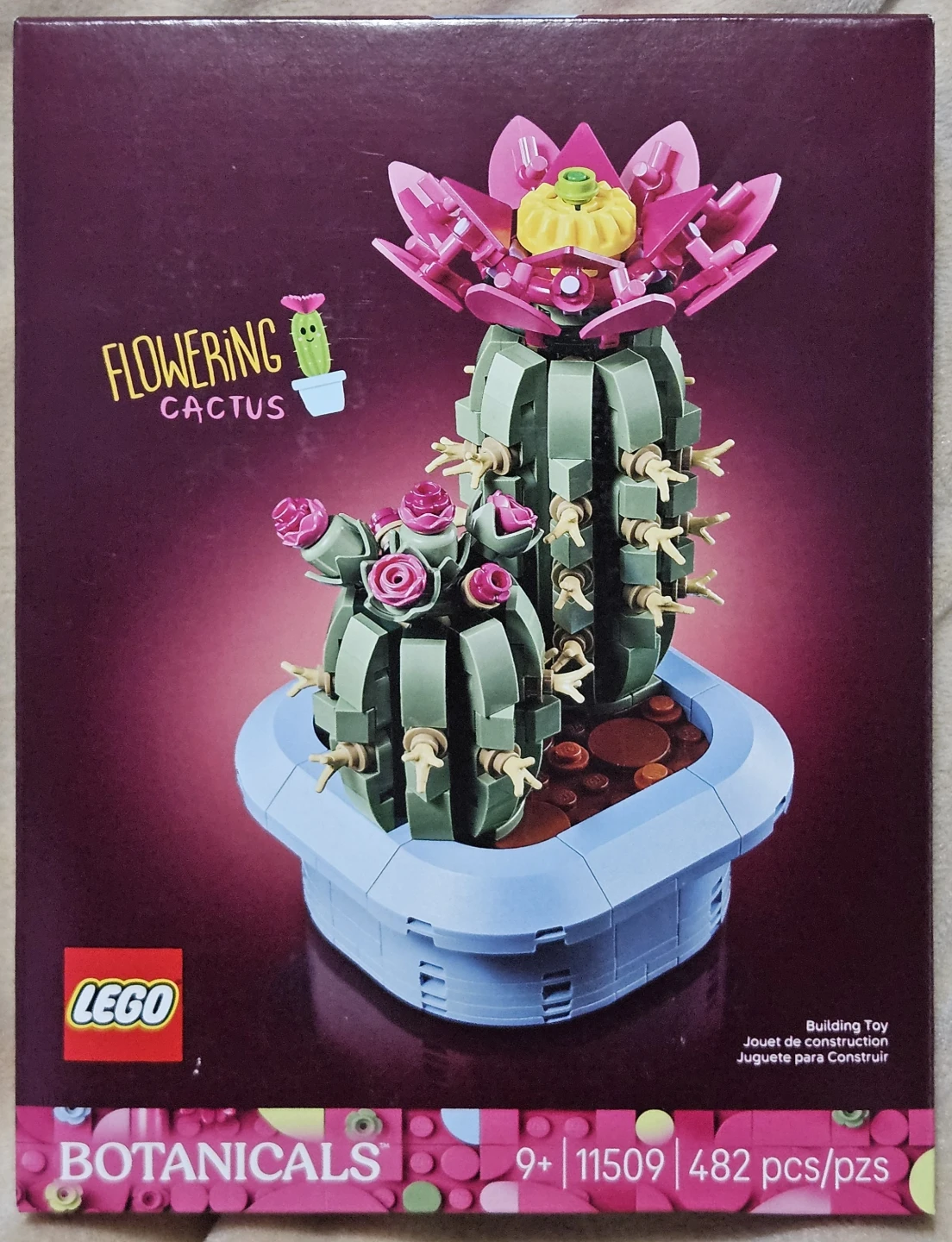 LEGO Botanicals Flowering Cactus Building Set 11509
