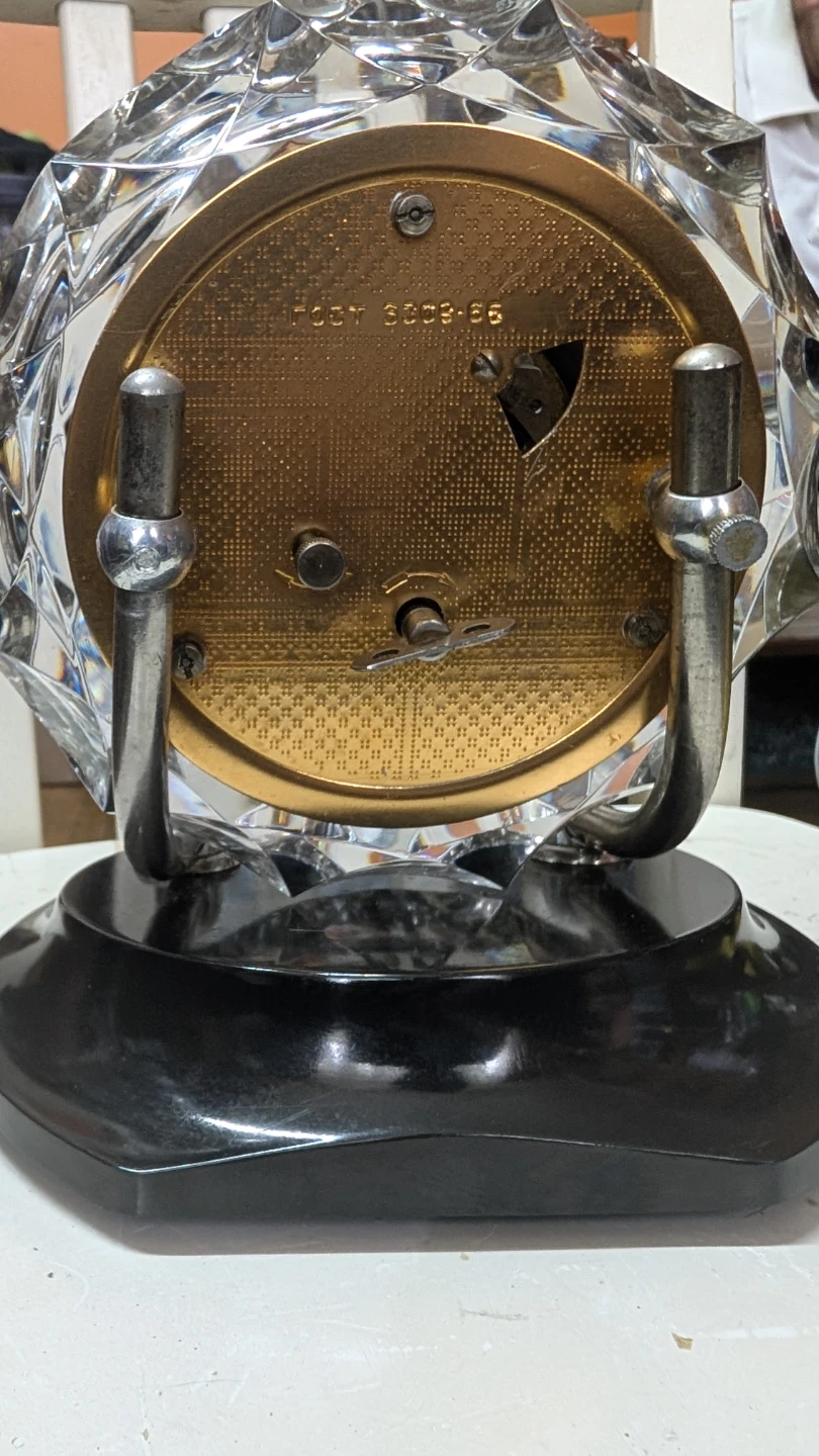 Majak Crystal Mantel Clock - Made in USSR - photo 2