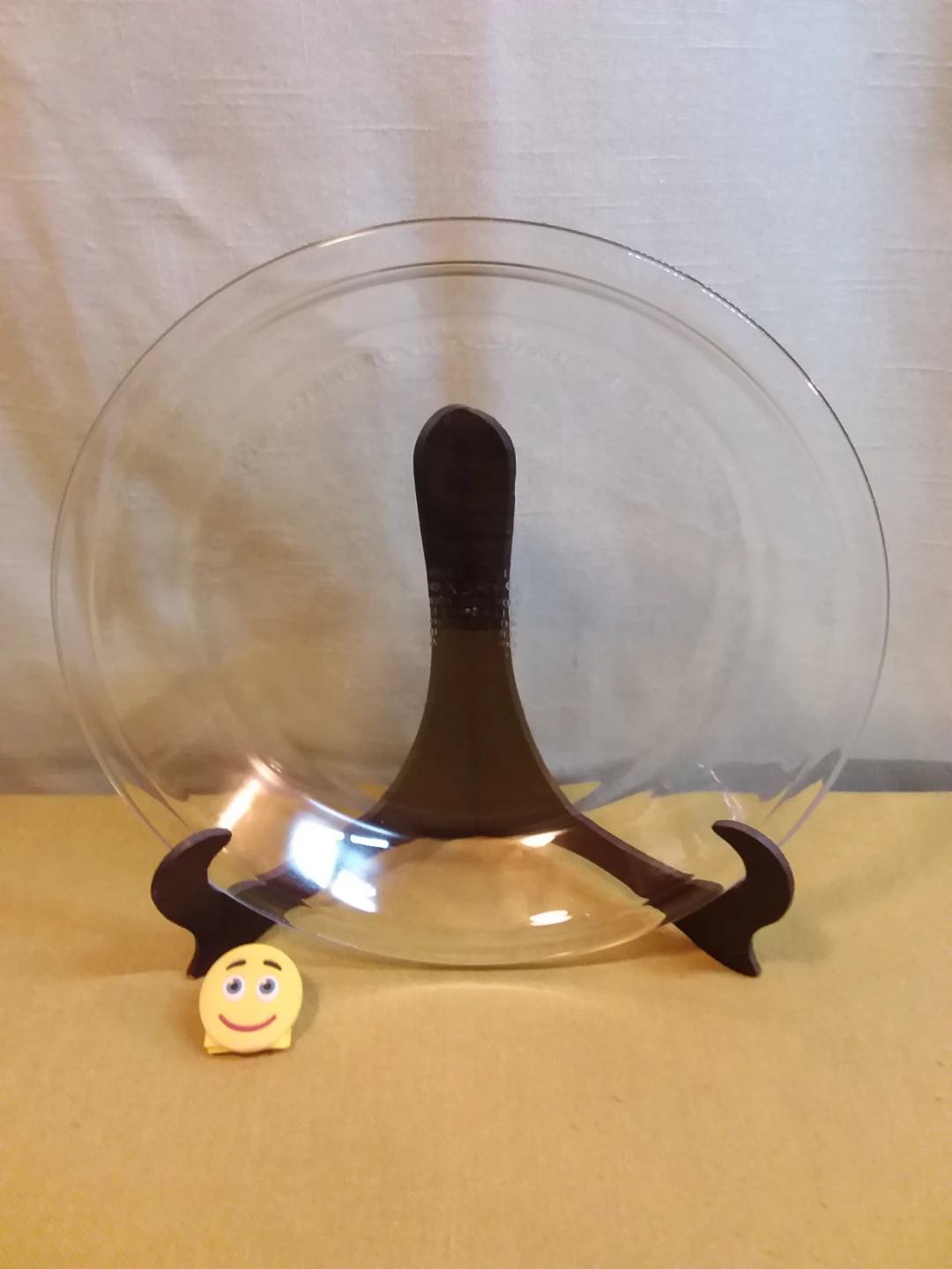 🥧 👩‍🍳 ➡️ Pyrex Clear Glass Plate 🥧 👩‍🍳 ⚽