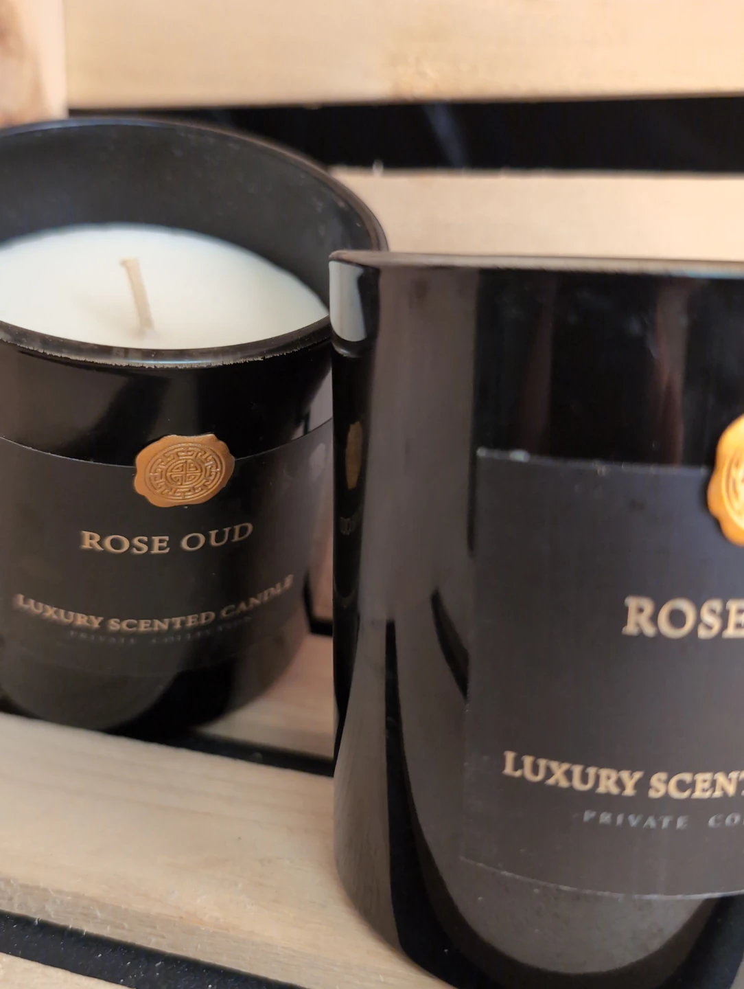 Rose Oud Luxury Scented Candle - Private Collection - photo 4