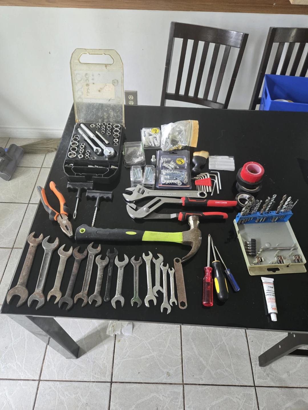 Assorted Tools and Hardware