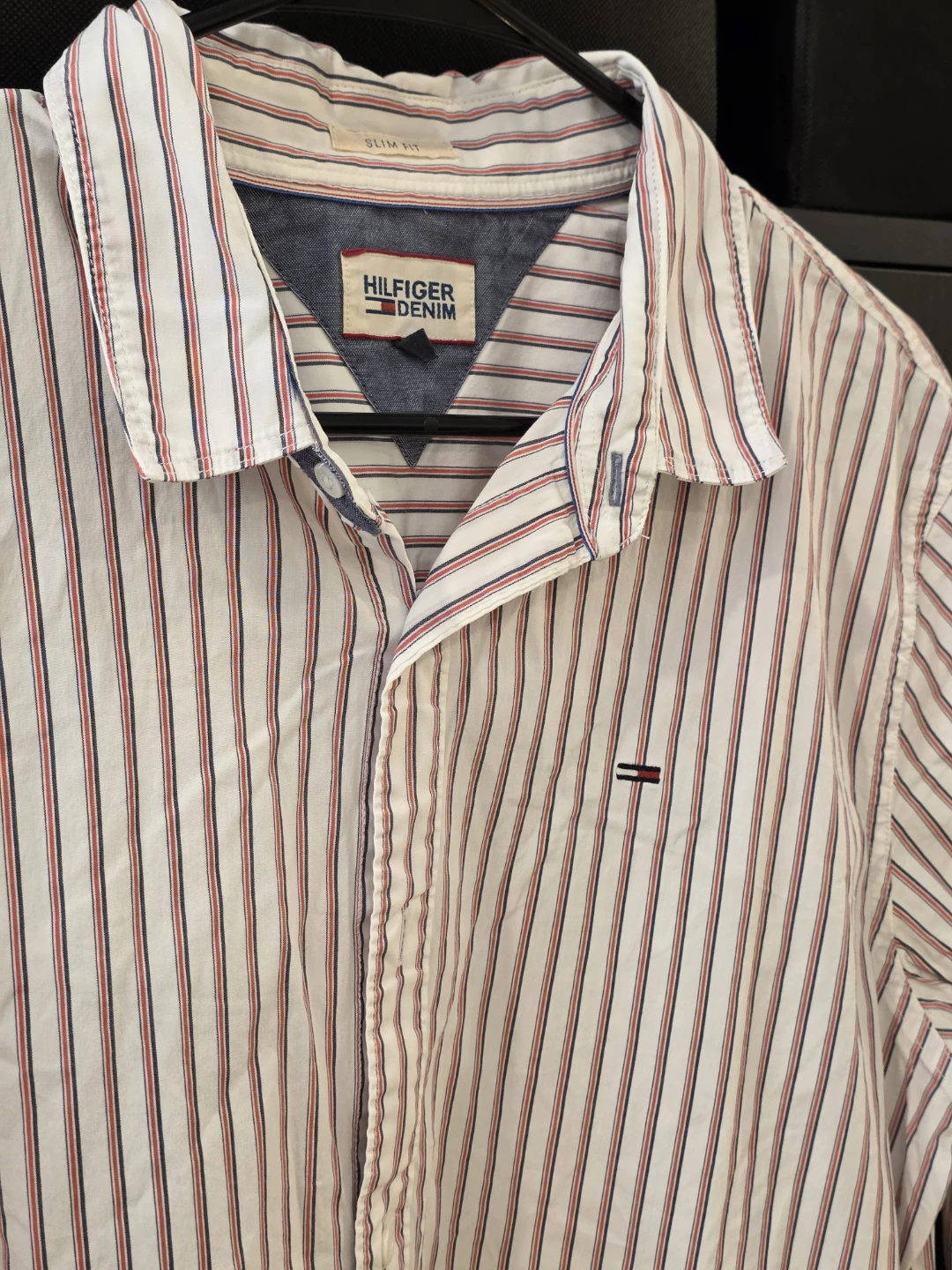 Tommy Hilfiger Denim Striped Button-Up Shirt