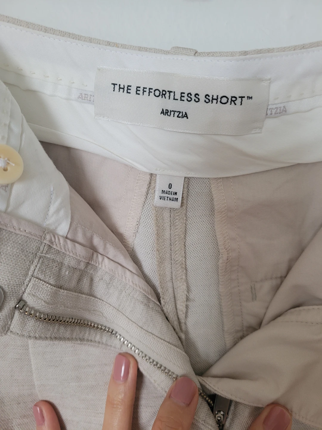 Aritzia The Effortless Linen blend Short Size 0 - photo 3